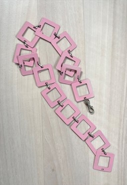 Y2K Baby Pink Festival Belt