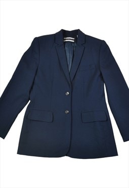 Vintage Y2K Blazer Jacket Navy Ladies Medium