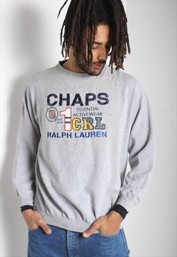 Vintage Chaps Ralph Lauren Big Logo Embroidered Sweatshirt
