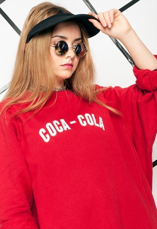 COCA COLA JUMPER - 90S VINTAGE SWEATSHIRT