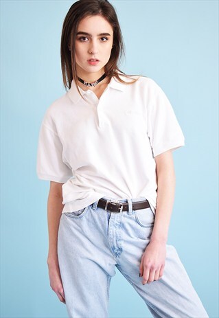 90'S RETRO ELLESSE NEUTRAL JERSEY T-SHIRT TEE