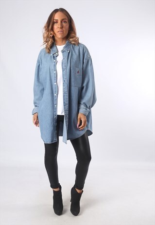 DENIM SHIRT RALPH LAUREN OVERSIZED LONG (5CD)