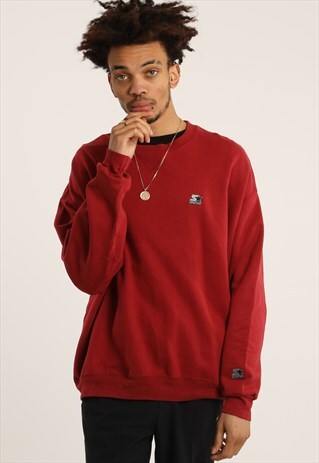 VINTAGE STARTER EMBROIDERED LOGO SWEATSHIRT