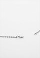 54 FLORAL 18" ESSENTIAL CURB NECKLACE CHAIN - SILVER