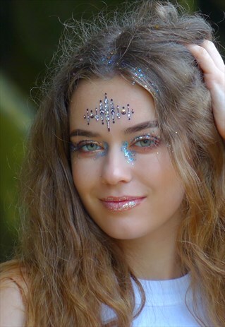 MOON CHILD - SILVER ONE PIECE FESTIVAL FACE GEM