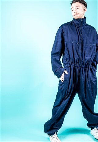 VINTAGE BOILERSUIT IN BLUE