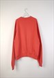 VINTAGE CHAMPION SWEATSHIRT CLASSIC IN ORANGE L