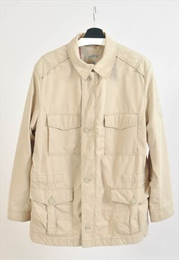 Vintage 00s utility jacket in beige