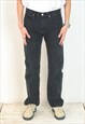 501 Vintage Men's W32 L32 Regular Straight Jeans Denim Pants