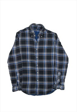RALPH LAUREN Shirt Black Check Long Sleeve Mens M