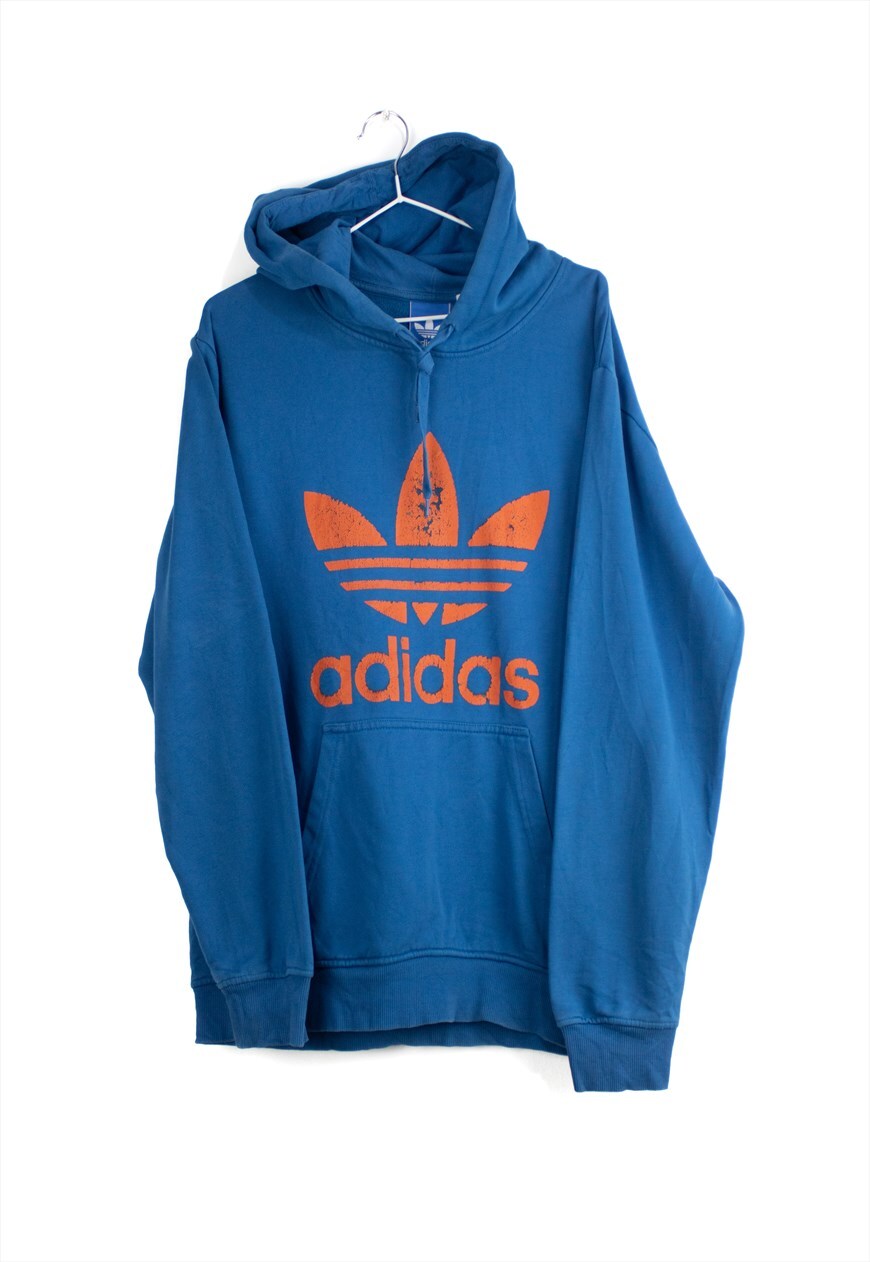 blue and orange adidas hoodie