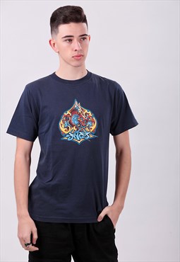 Vintage Dark Blue t-shirt.