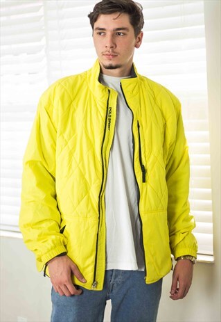 VINTAGE POLO RALPH LAUREN PUFFER COAT JACKET LOGO XL 24.6