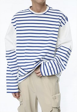 Men's striped design T-shirt  SS24 Vol.1