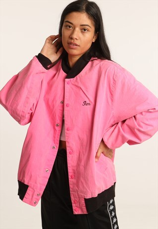 VINTAGE WRANGLER BUTTON-UP BOMBER JACKET