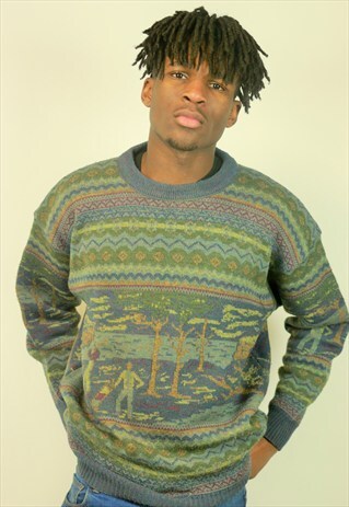 VINTAGE PATTERNED JUMPER