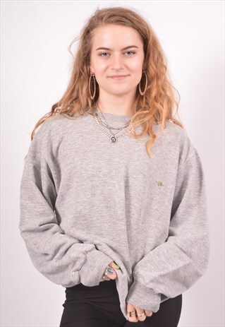 VINTAGE SWEATSHIRT JUMPER GREY
