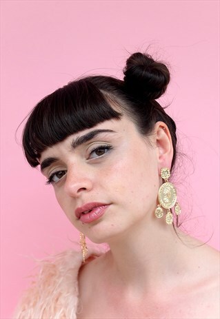 GOLD COIN EARRINGS