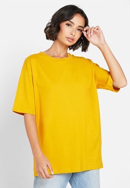 Women's Premium Blank T-Shirt - Gold Yellow