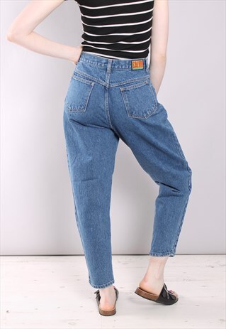 VINTAGE 80S CALVIN KLEIN CROPPED MOM JEANS