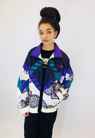 VINTAGE FESTIVAL 80S RAVE WINDBREAKER JACKET