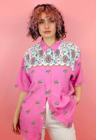 VINTAGE LIZ CLAIRBORNE SHORT SLEEVE VINTAGE SHIRT