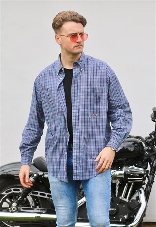 TOMMY HILFIGER USA PLAID CHECK SHIRT