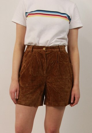 VINTAGE HIGH WAISTED TAILERED SHORTS