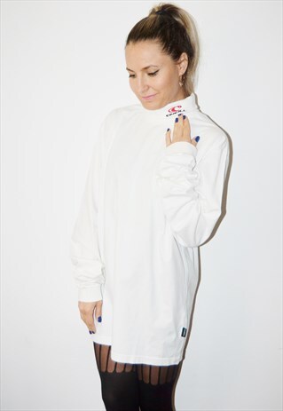 90'S O'NEILL EMBROIDERED TURTLE NECK VINTAGE SWEATSHIRT