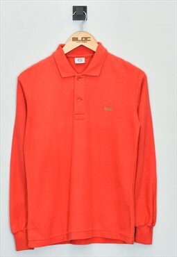 Vintage Hugo Boss Polo T-Shirt Red XXSmall