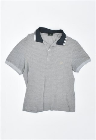 VINTAGE 90'S FRED PERRY POLO SHIRT GREY