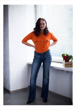 VINTAGE 90'S BLUE CLASSIC STRAIGHT JEANS