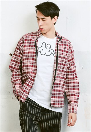 VINTAGE ZIP UP OXFORD SHIRT