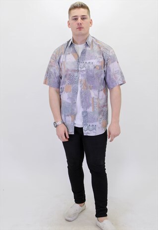 VINTAGE PATTERN FESTIVAL SHIRT
