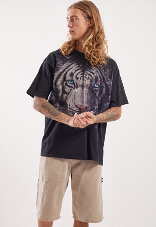 VINTAGE TIGER GRAPHIC T-SHIRT