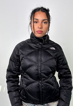 Black 90s The North Face 550 Series Puffer Jacket Coat