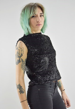 VINTAGE 90S SEQUIN TANK TOP