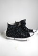VINTAGE LEATHER CONVERSE ALL STAR SNEAKERS SHOES TRAINERS