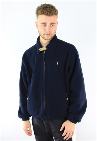 RALPH LAUREN FLEECE HARRINGTON BOMBER JACKET