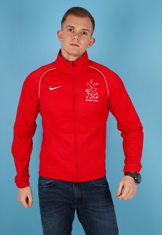 VINTAGE ADIDAS TRACK JACKET IN RED NJ800