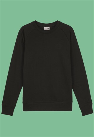 WOMEN'S FRENCH TERRY SWEATSHIRT IN BLACK