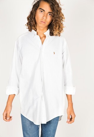 VINTAGE 80S POLO RALPH LAUREN SHIRT / R0115