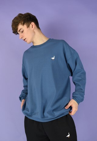G&G UNISEX INDIGO GOOSE SWEAT