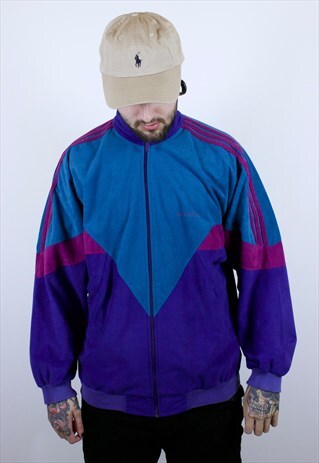 VINTAGE ADIDAS VELOUR/VELVET SWEATSHIRT