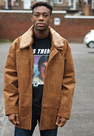 VINTAGE // 70'S // SUEDE STYLE COAT