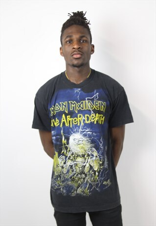 VINTAGE GRAPHIC IRON MAIDEN 90S T-SHIRT