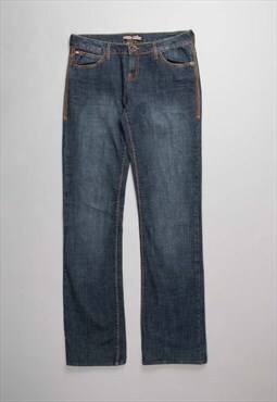 Makers of True Originals Y2K blue low waisted jeans