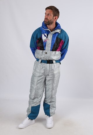 VINTAGE 'DEADSTOCK' CAPTAIN COOK FULL SKI SUIT M 38" (61V)