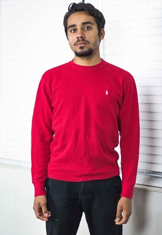 VINTAGE POLO RALPH LAUREN T-SHIRT LOGO 90S M 10.3