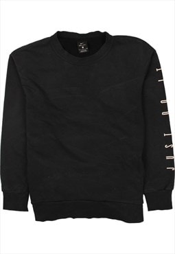 Vintage 90's Nike Sweatshirt Just Do It Crew Neck Black